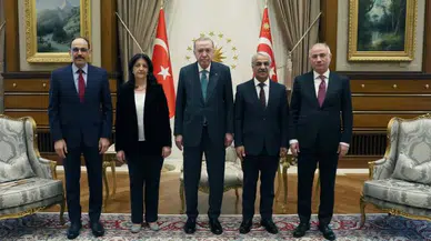 Cumhurbaşkanı Erdoğan, DEM Parti heyetini kabul etti