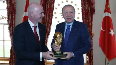 Cumhurbaşkanı Erdoğan, FIFA Başkanı Infantino’yu kabul etti