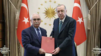 Cumhurbaşkanı Erdoğan, AYM Başkanı Özkaya ile görüştü