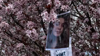 Tunceli'de ağaçlara Gülistan Doku'nun fotoğrafları asıldı