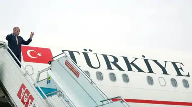 Cumhurbaşkanı Erdoğan Astana'dan Türkistan'a gitti