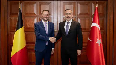 Bakan Fidan, Belçikalı mevkidaşı Prevot ile bir araya geldi