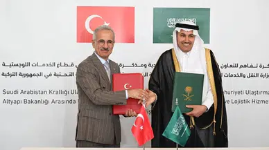 Türkiye ile Suudi Arabistan, lojistik ve demir yolu alanlarında iş birliğine imza attı