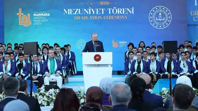 Cumhurbaşkanı Erdoğan, torununun mezuniyet törenine katıldı