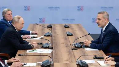 Rusya Devlet Başkanı Putin, Bakan Fidan'ı kabul etti: "İlişkilerimiz yukarı doğru bir yörüngede gelişiyor"