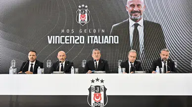 Beşiktaş'ta Vincenzo Italiano dönemi resmen başladı: "Büyük bir takıma geldiğim için çok mutluyum"