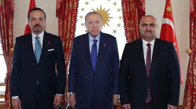 Cumhurbaşkanı Erdoğan, Kerkük Valisi Ağa’yı Dolmabahçe'de kabul etti