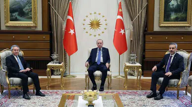 Cumhurbaşkanı Erdoğan, Kırgızistan Dışişleri Bakanı Kulubayev'i kabul etti