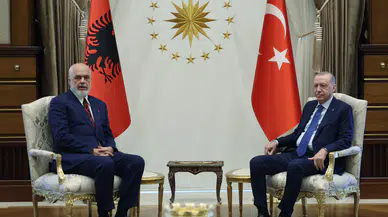 Cumhurbaşkanı Erdoğan, Arnavutluk Başbakanı Rama’yı kabul etti