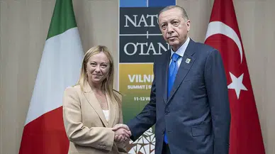 Cumhurbaşkanı Erdoğan, İtalya Başbakanı Meloni ile görüştü: Gündemde iş birliği ve NATO zirvesi var