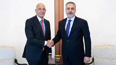 Dışişleri Bakanı Fidan, ABD Büyükelçisi Tom Barrack'ı kabul etti