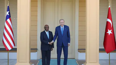 Cumhurbaşkanı Erdoğan, Liberya Cumhurbaşkanı Boakai ile görüştü