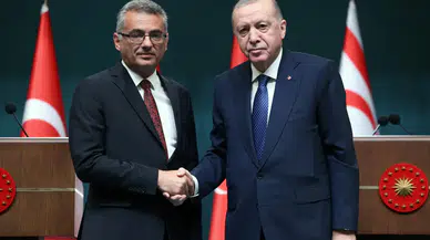 Cumhurbaşkanı Erdoğan'dan KKTC Cumhurbaşkanı Erhürman'a geçmiş olsun telefonu