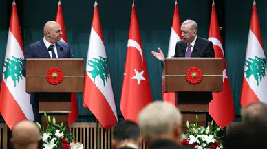 Cumhurbaşkanı Erdoğan açıklamalarda bulunuyor