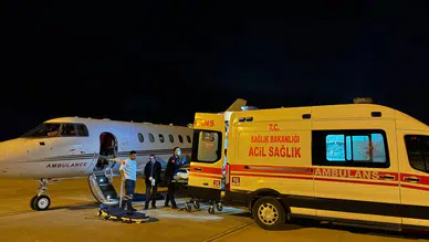Van'da kalp hastası çocuk ambulans uçakla Ankara'ya sevk edildi