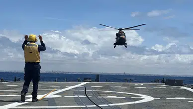 Türk helikopterlerinden Hint Okyanusu’nda gövde gösterisi: Somali açıklarında gemi eğitimi