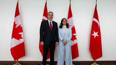 Dışişleri Bakanı Fidan, Kanadalı mevkidaşı Anand ile görüştü