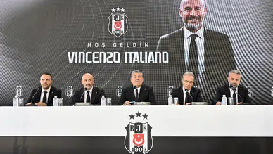 Beşiktaş'ta Vincenzo Italiano dönemi resmen başladı: "Büyük bir takıma geldiğim için çok mutluyum"