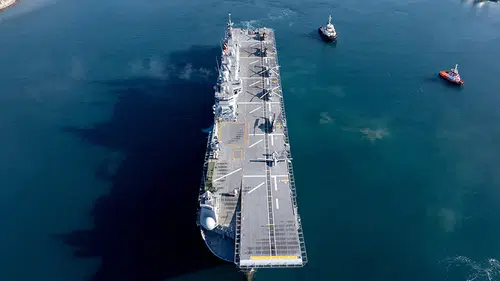 Anadolu Türk Deniz Görev Kuvveti İzmir'den törenle uğurlandı