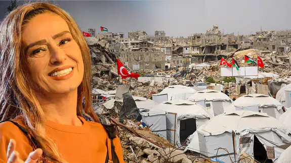 Gazze’de “Yıldız Tilbe Çadır Kenti” hizmete açıldı