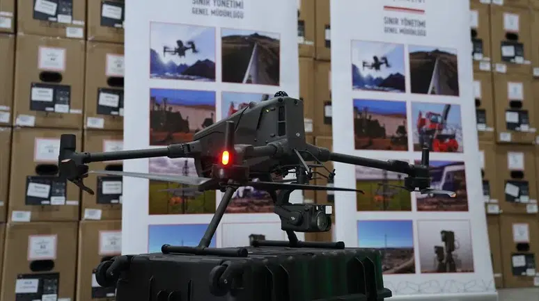 Sınır güvenliği için termal kameralı 391 dron envantere alındı