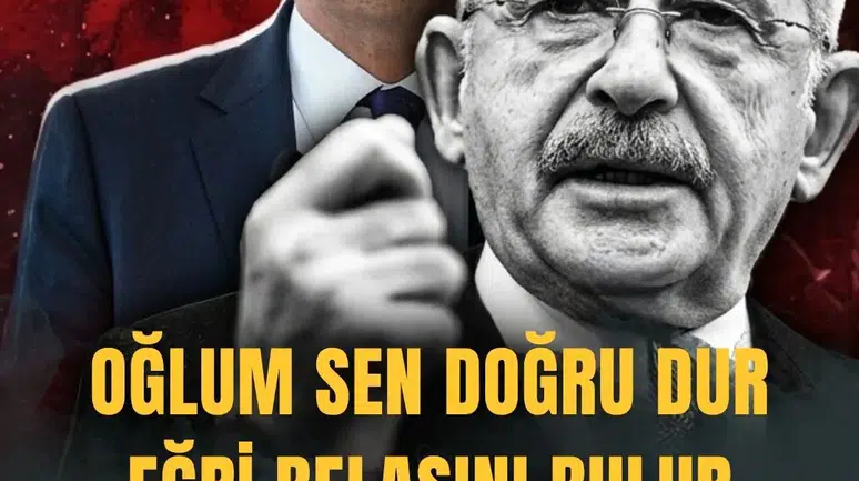 Oğlum sen doğru dur, eğri belasını bulur