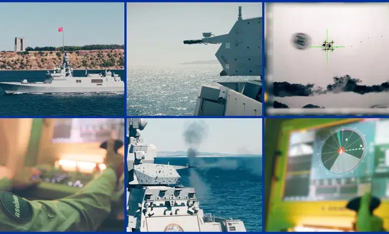 Gökdeniz yakın hava savunma sistemi TCG İstanbul'da test edildi