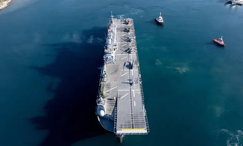 Anadolu Türk Deniz Görev Kuvveti İzmir'den törenle uğurlandı