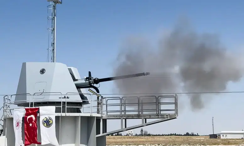 Milli deniz topu Denizhan-76 göreve hazır