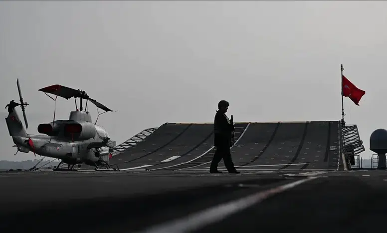 TCG Anadolu İngiltere'de Türk savunma sanayisini tanıttı