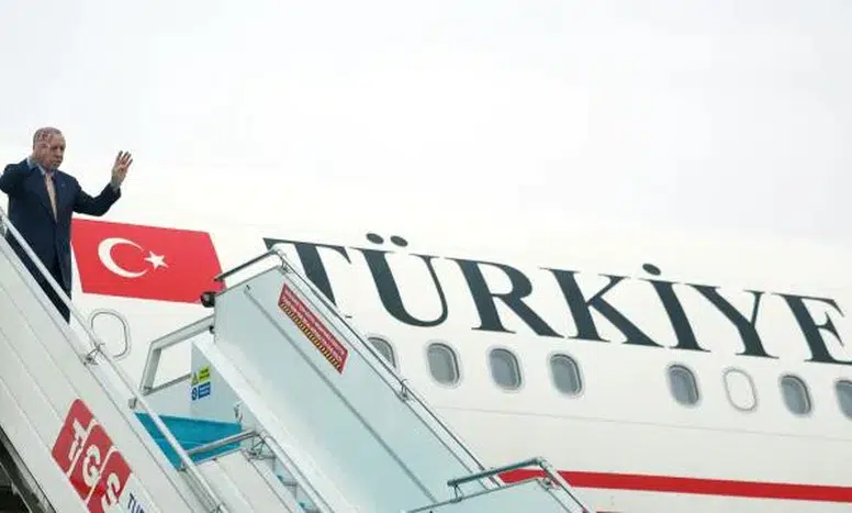 Cumhurbaşkanı Erdoğan Astana'dan Türkistan'a gitti