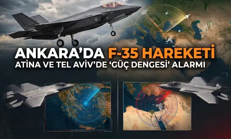 Ankara'da F-35 hareketi, Atina ve Tel Aviv'de "güç dengesi" alarmı