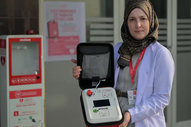 Ankara'da 25 noktaya yerli kalp cihazı OED yerleştirildi