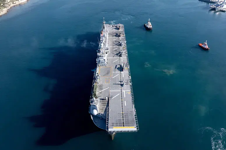 Anadolu Türk Deniz Görev Kuvveti İzmir'den törenle uğurlandı