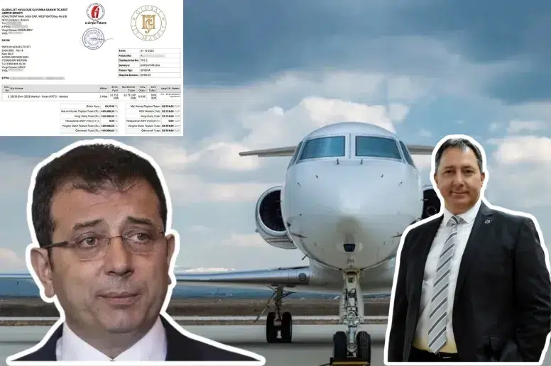 İmamoğlu'nun a takımının lüks jet faturasını ihaleci şirket ödedi