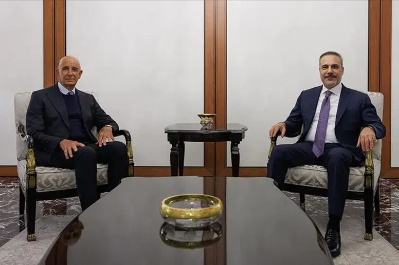 Dışişleri Bakanı Fidan, ABD'nin Ankara Büyükelçisi ve Suriye Özel Temsilcisi Barrack'ı kabul etti