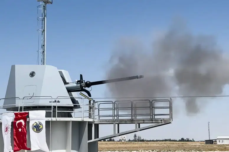 Milli deniz topu Denizhan-76 göreve hazır