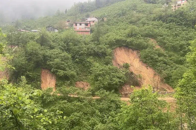 Giresun'da "heyelan" alarmı
