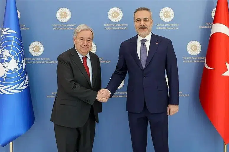 Dışişleri Bakanı Fidan, BM Genel Sekreteri Guterres ile görüştü