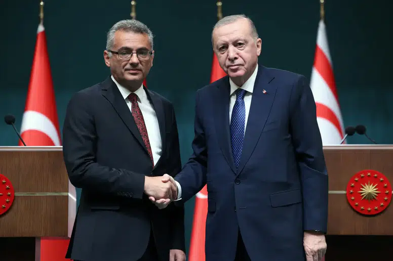 Cumhurbaşkanı Erdoğan'dan KKTC Cumhurbaşkanı Erhürman'a geçmiş olsun telefonu