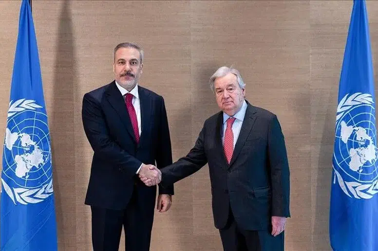 Bakan Fidan, BM Genel Sekreteri Guterres ile görüştü