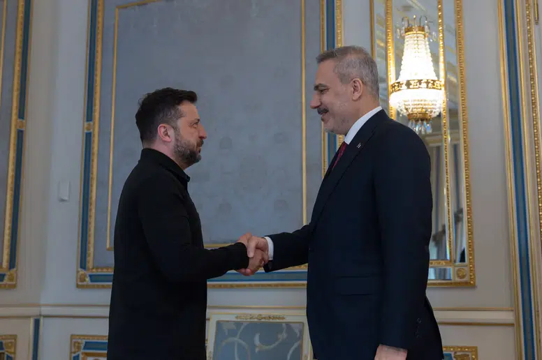 Dışişleri Bakanı Fidan, Ukrayna Devlet Başkanı Zelenskiy ile görüştü